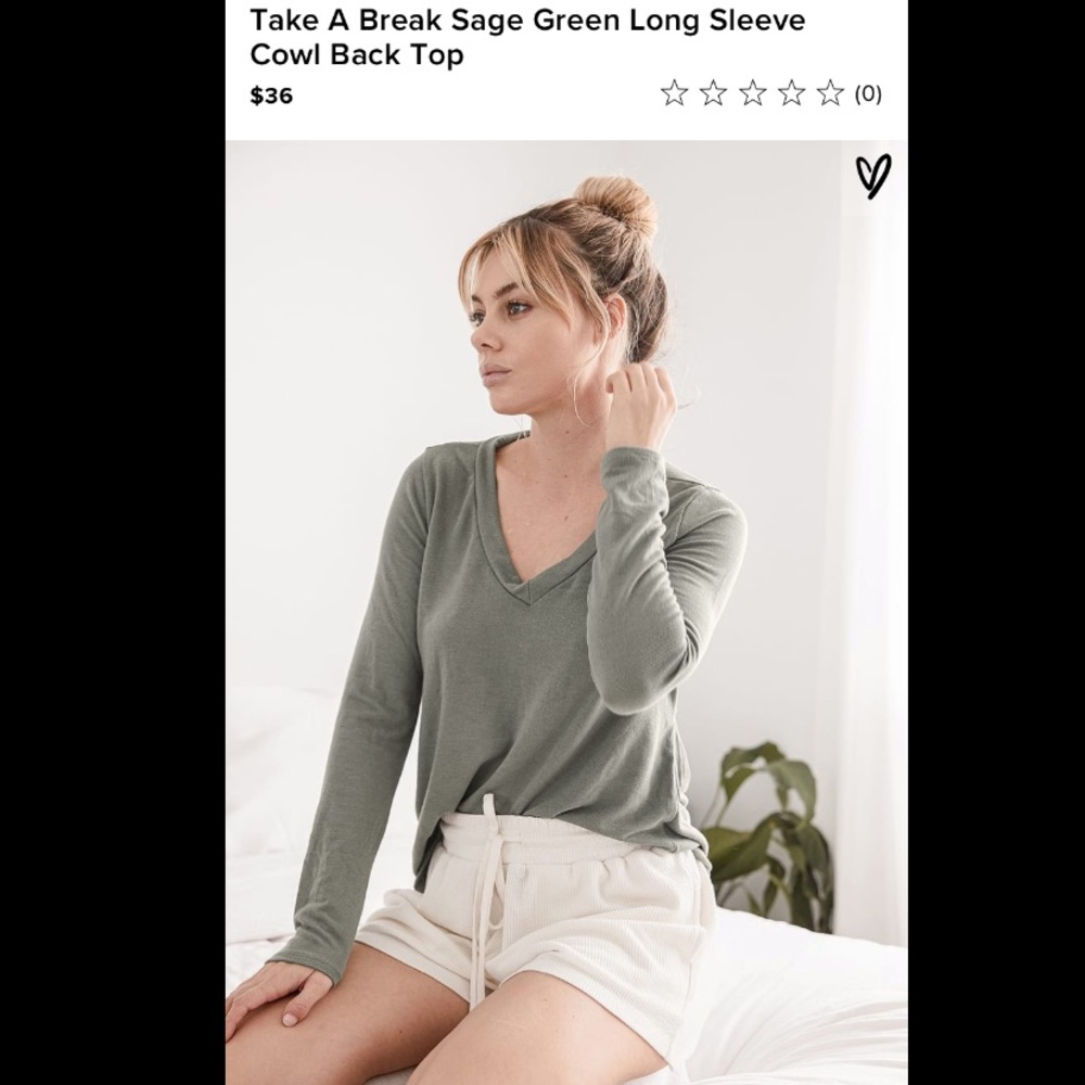 LULUS Sage Long Sleeve